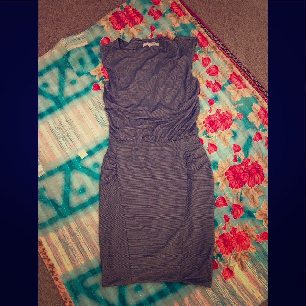 Athleta striped dress size xxs